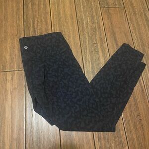 Lululemon Black Excellent Condition Leggings Size 8